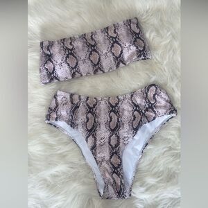 Shein Bikini set - snake print